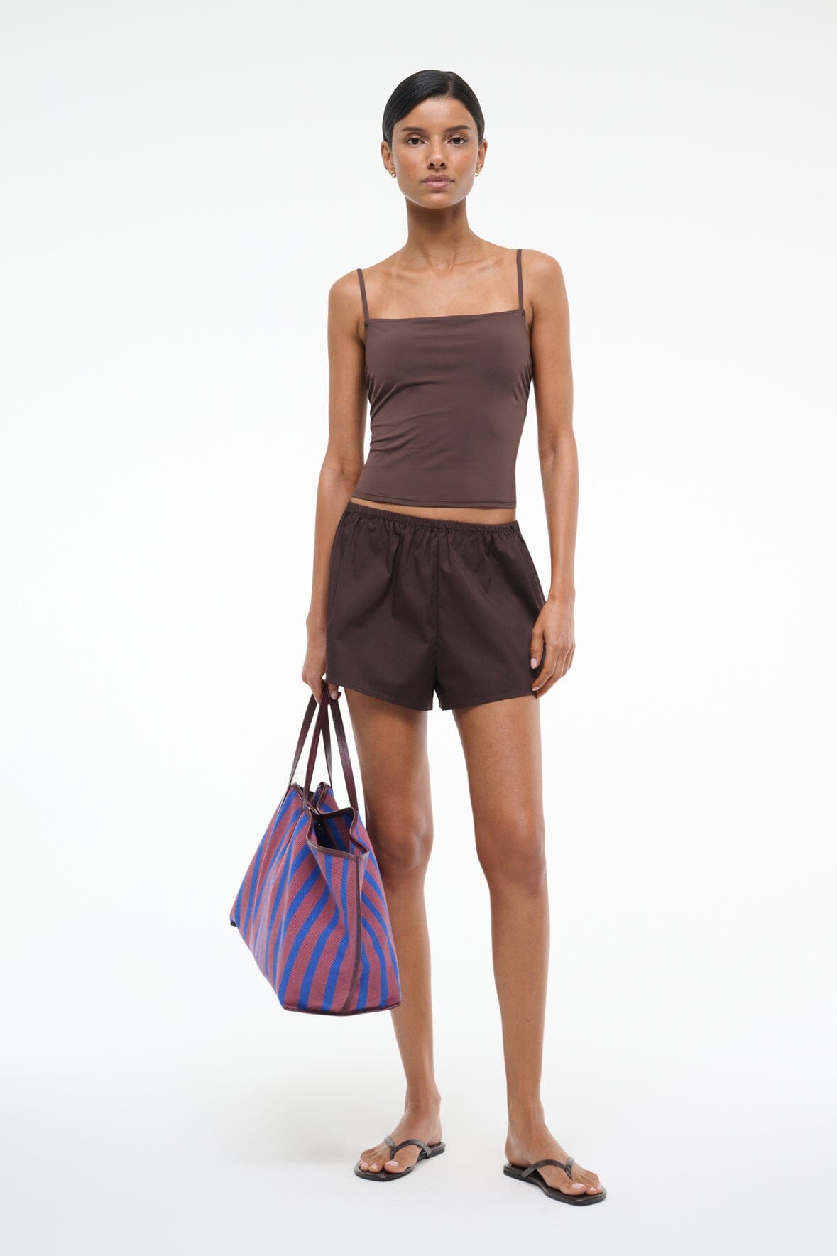 Cleo Tankini Top | Dark Chocolate — 4
