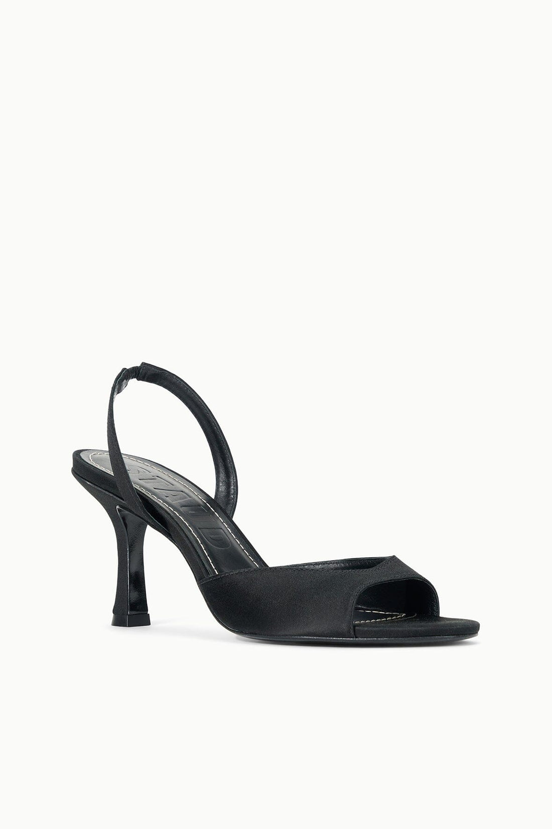 Brigitte Heel | Black Satin — 1