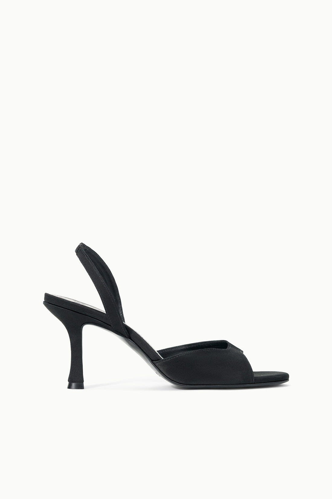 Brigitte Heel | Black Satin — 1