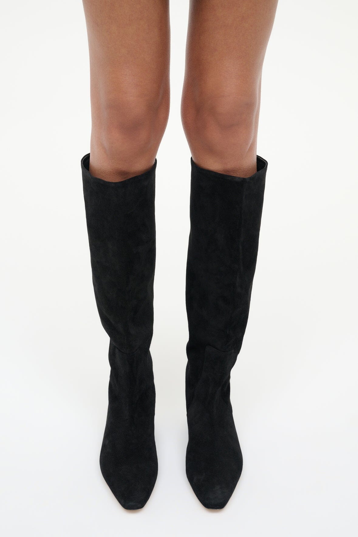 Wally Flat Boot | Black Suede — 4