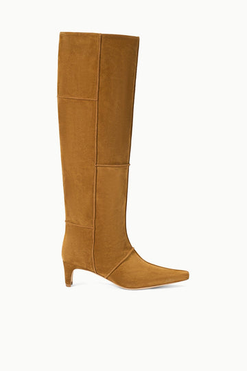Wally Boot | Patchwork Tan Suede — 1