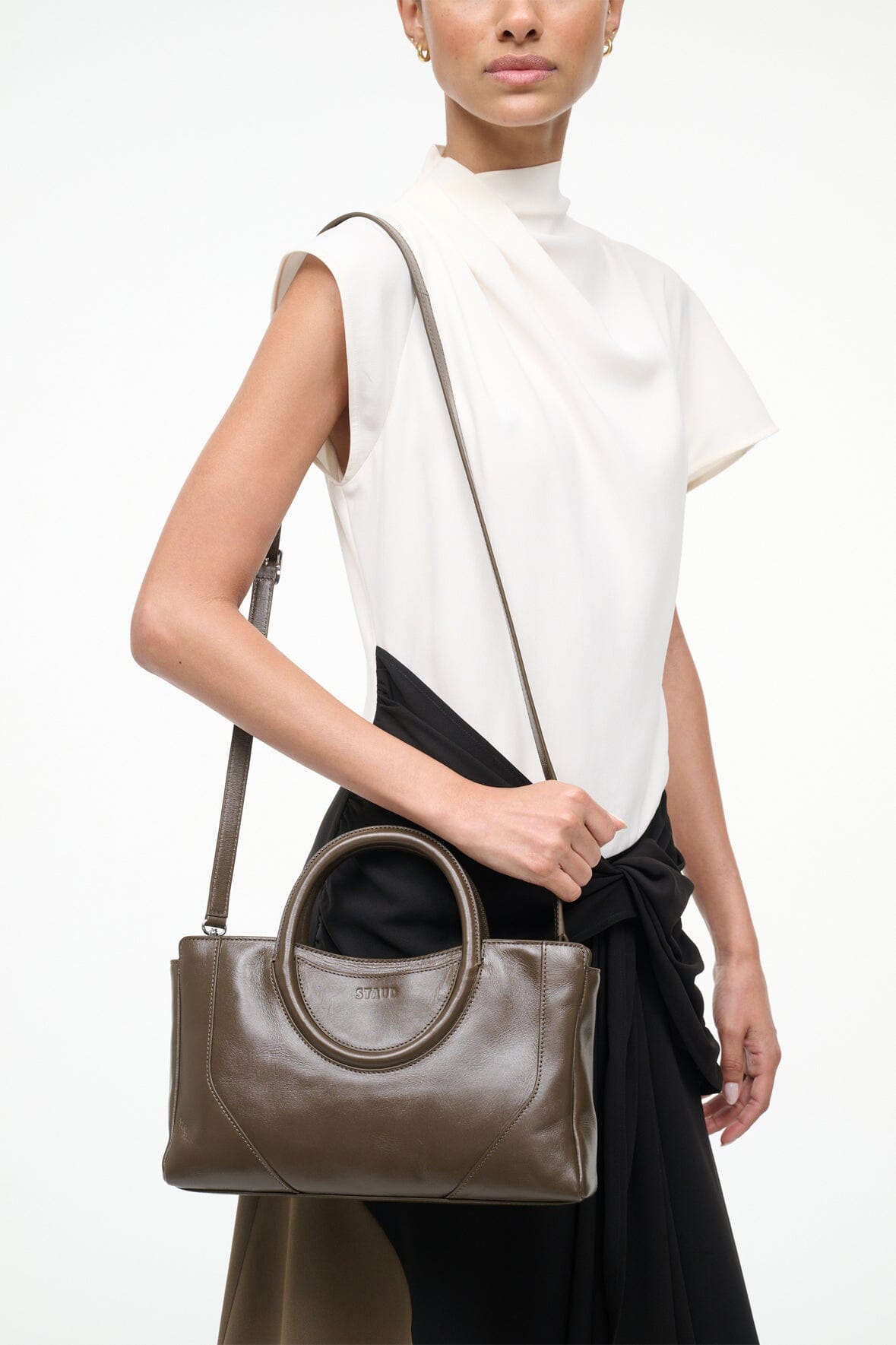 Maude Mini Satchel | Truffle — 3