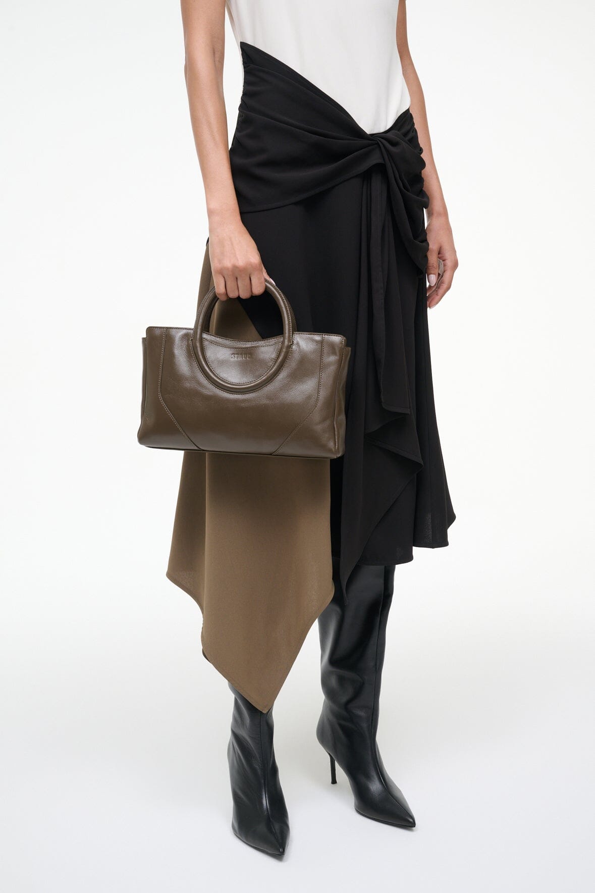 Maude Mini Satchel | Truffle — 2