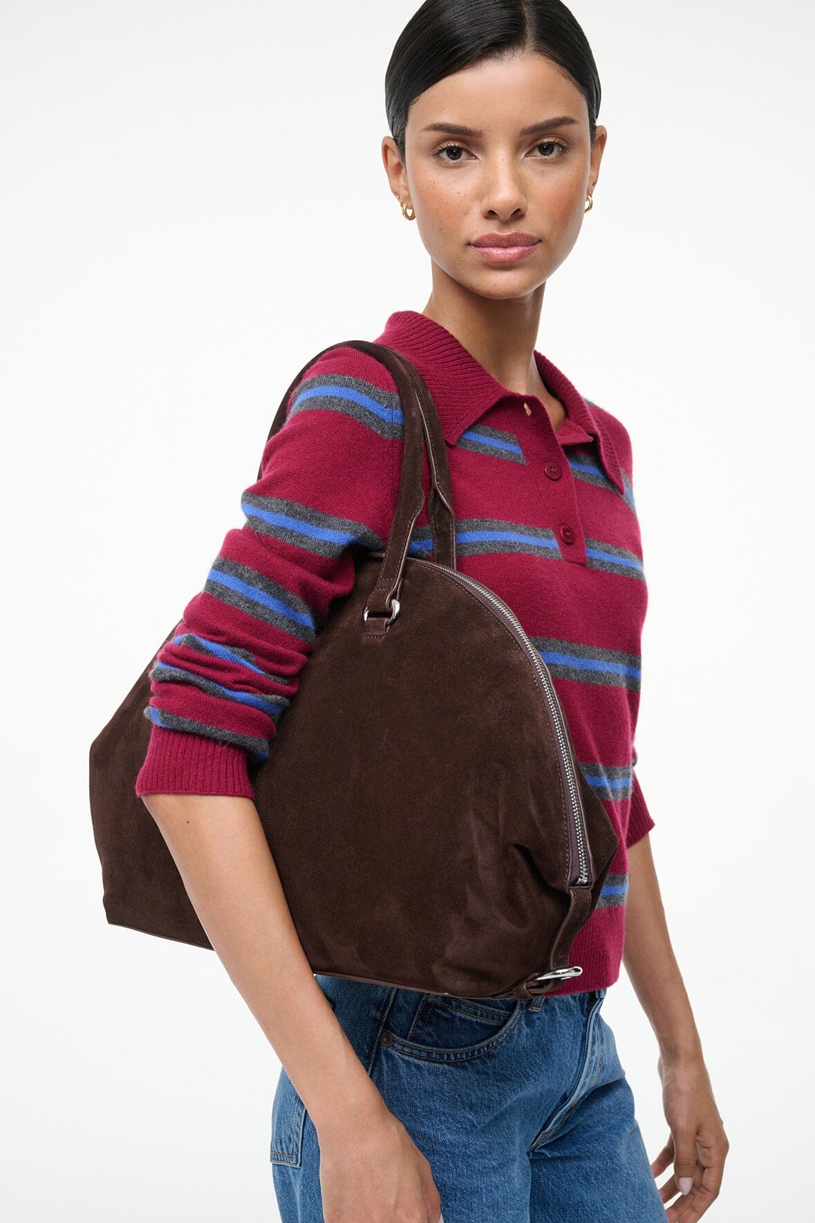 Hester Satchel | Espresso Suede — 4
