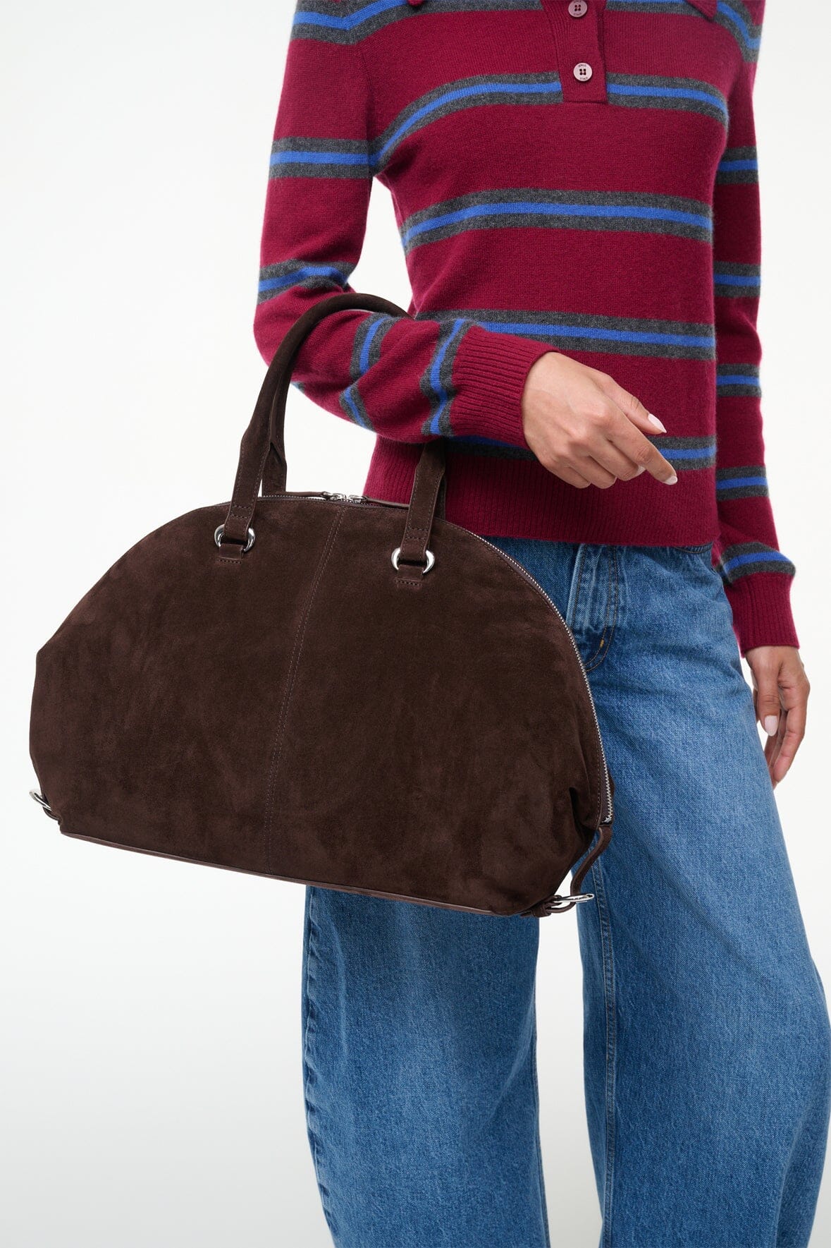 Hester Satchel | Espresso Suede — 5