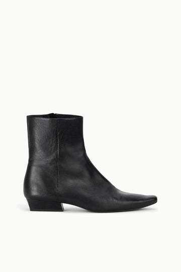 Wally Flat Ankle Boot | Black — 1