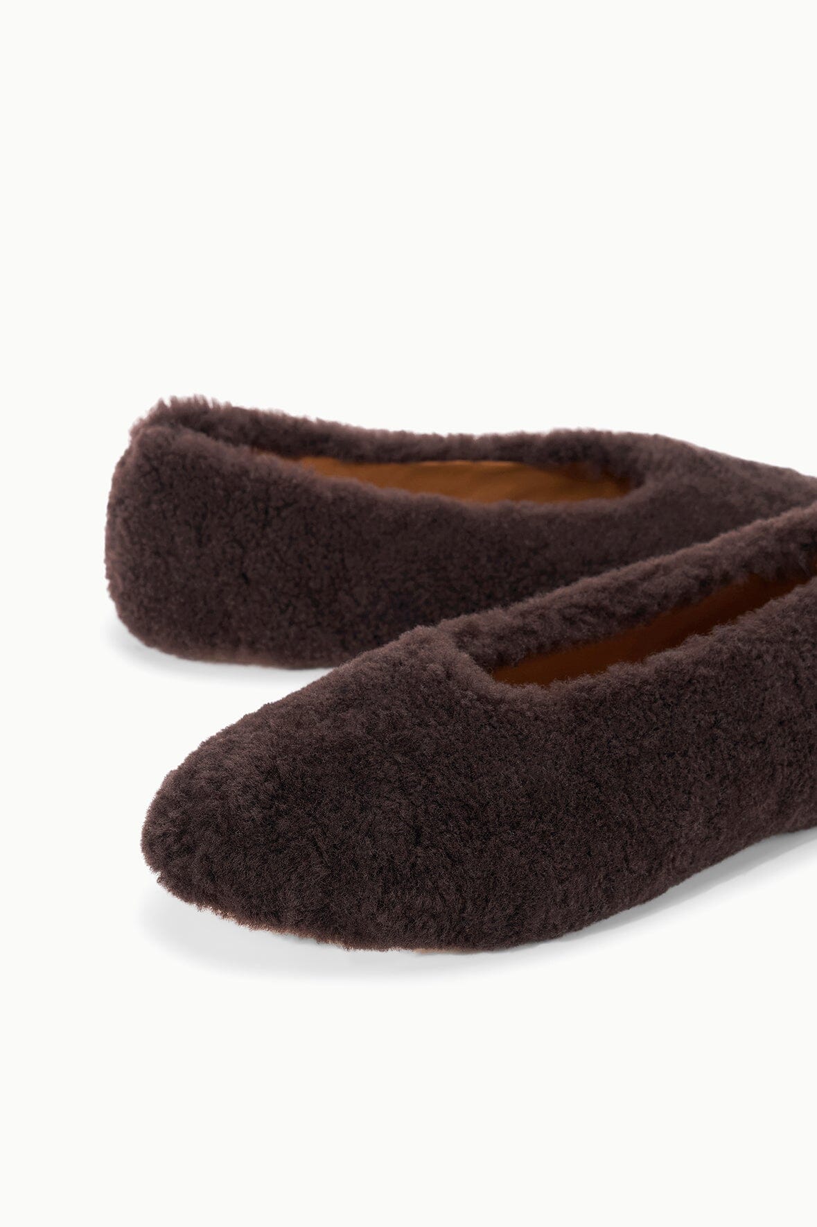 Alba Ballet Flat | Espresso Shearling — 5