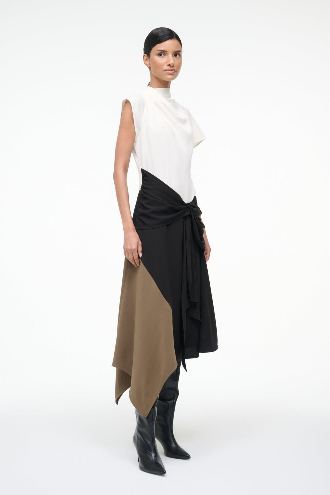 Davina Dress | Black Multi — 1