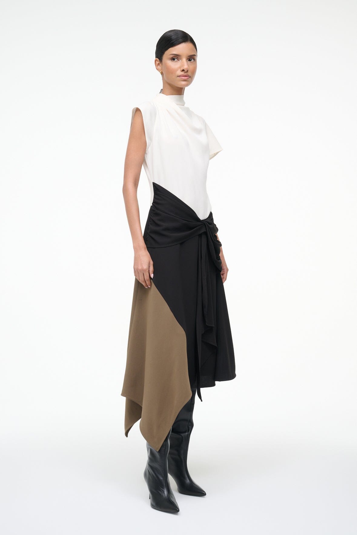Davina Dress | Black Multi — 2