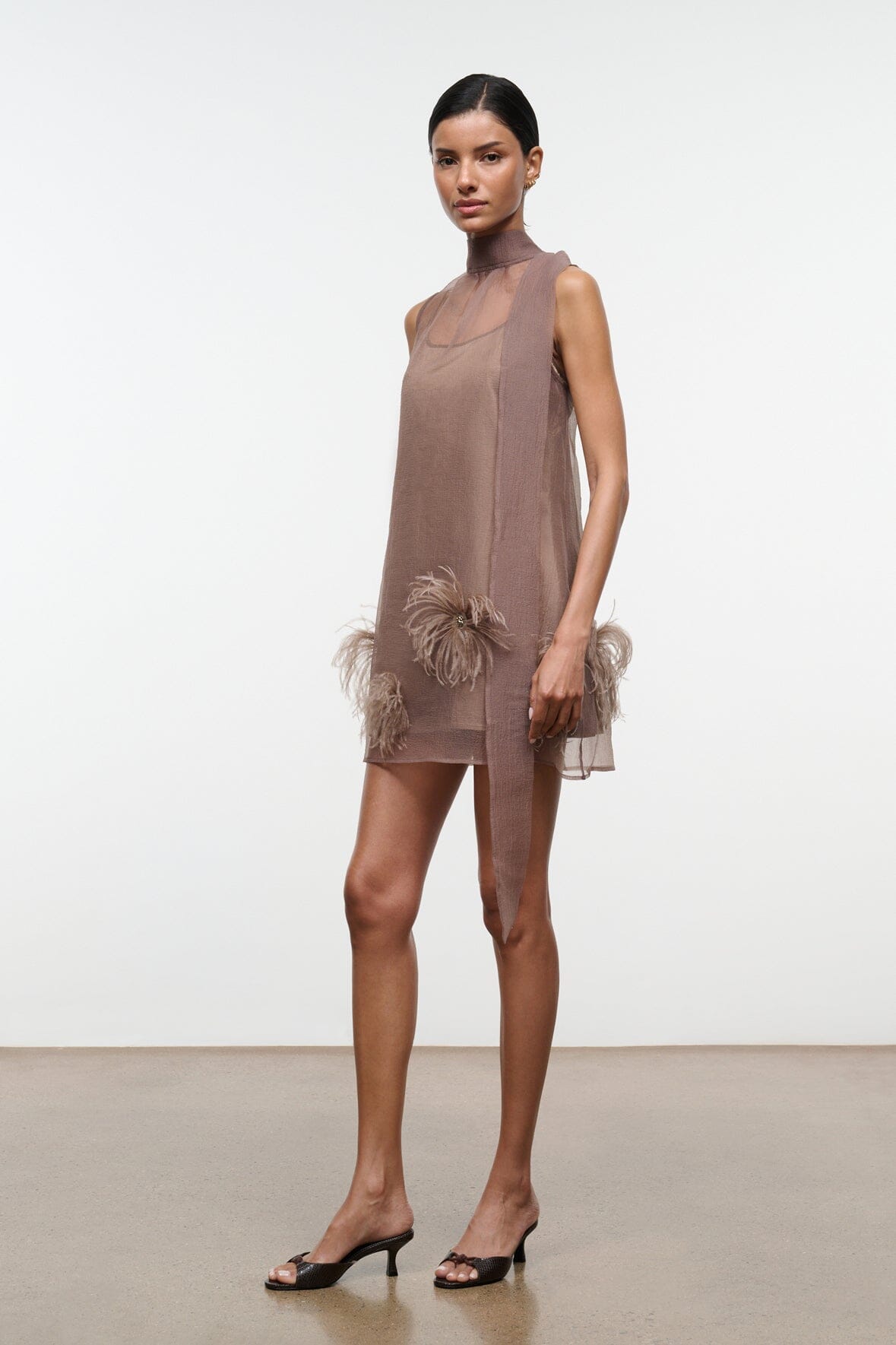 Albee Mini Dress | Truffle — 5