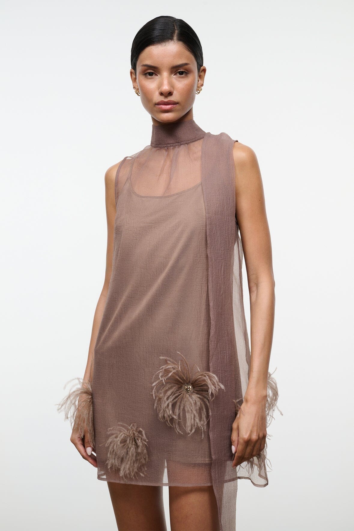 Albee Mini Dress | Truffle — 3