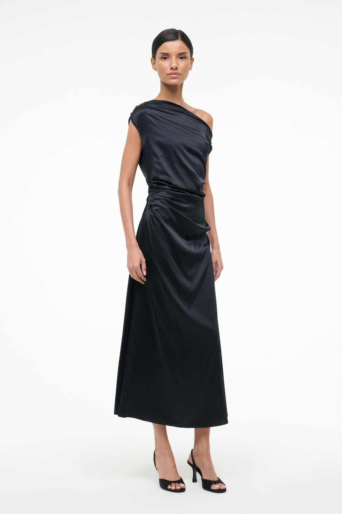 Phare Silk Dress | Black — 2