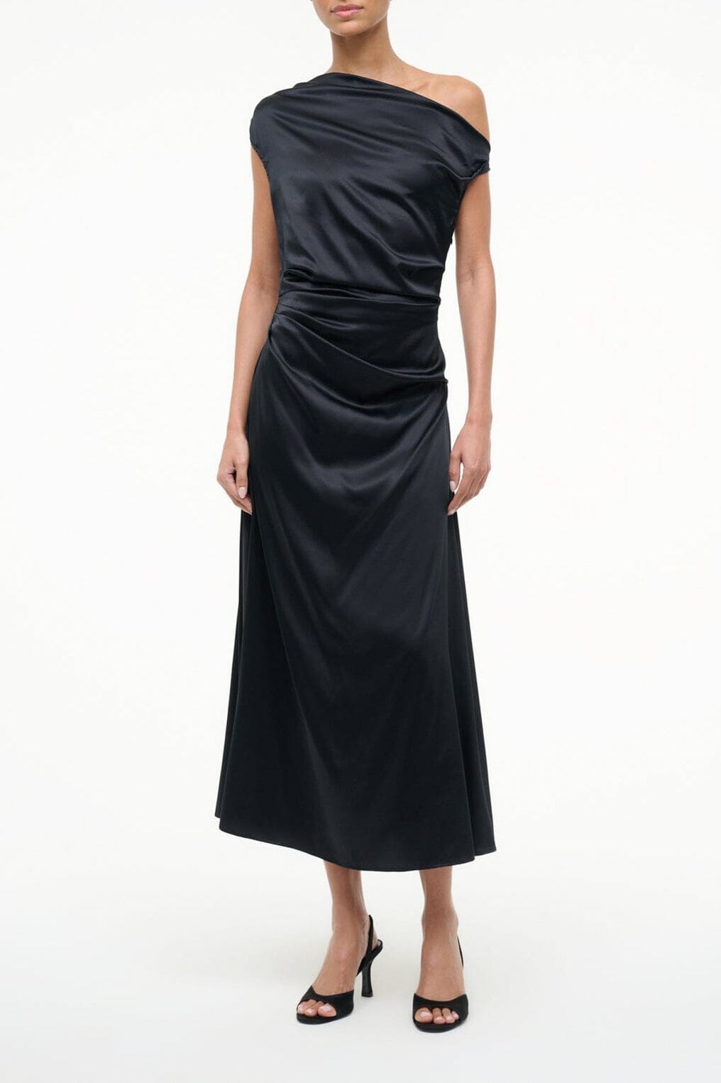 Phare Silk Dress | Black — 1