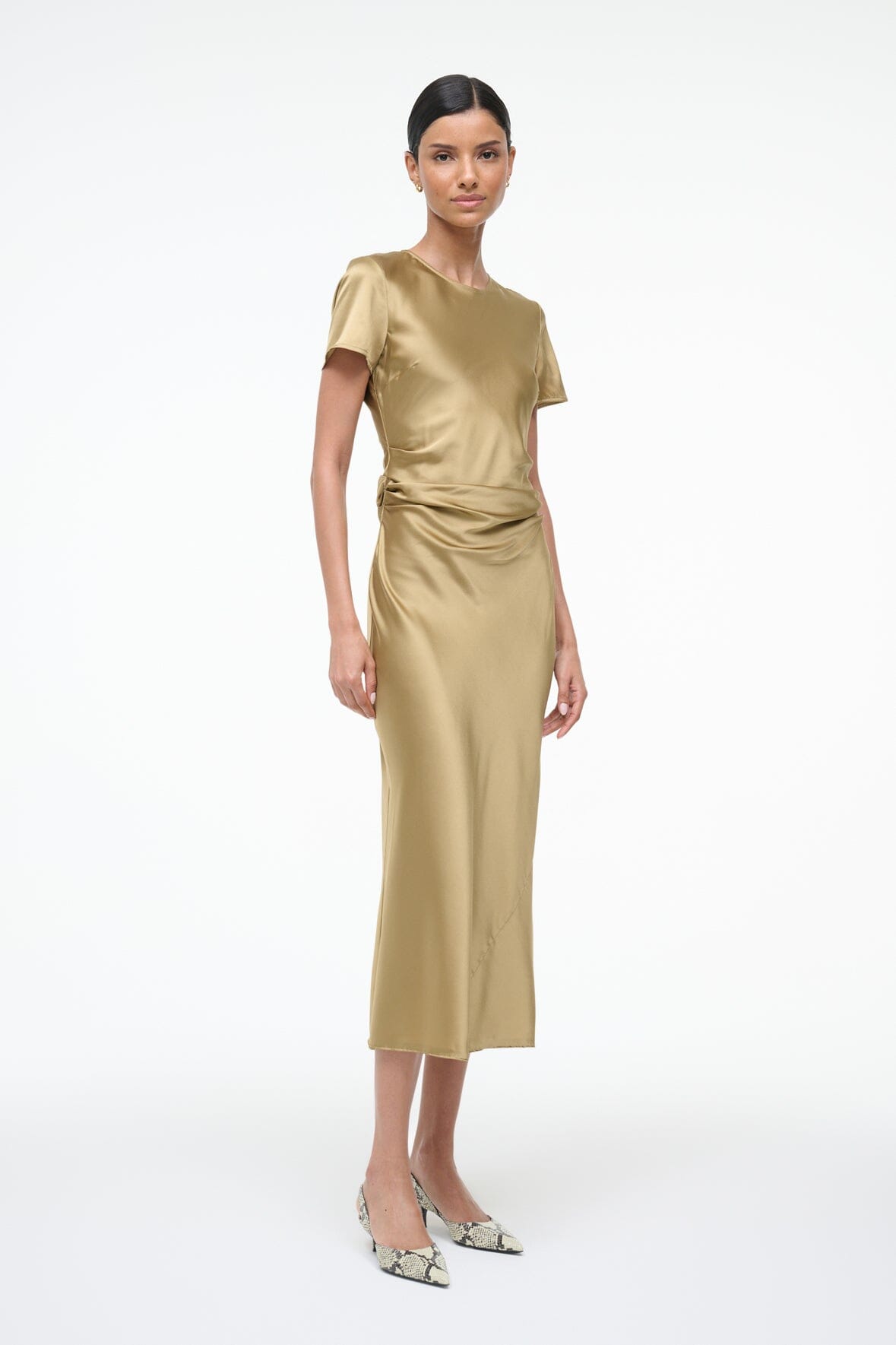 Marcel Silk Dress | Antique — 3