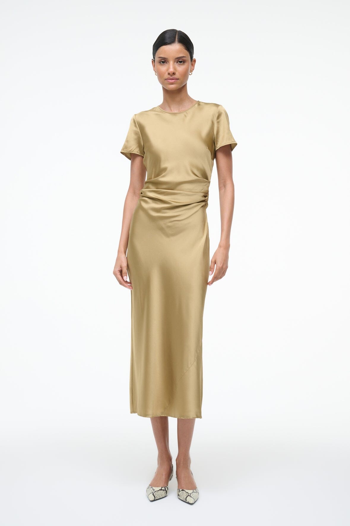 Marcel Silk Dress | Antique — 5