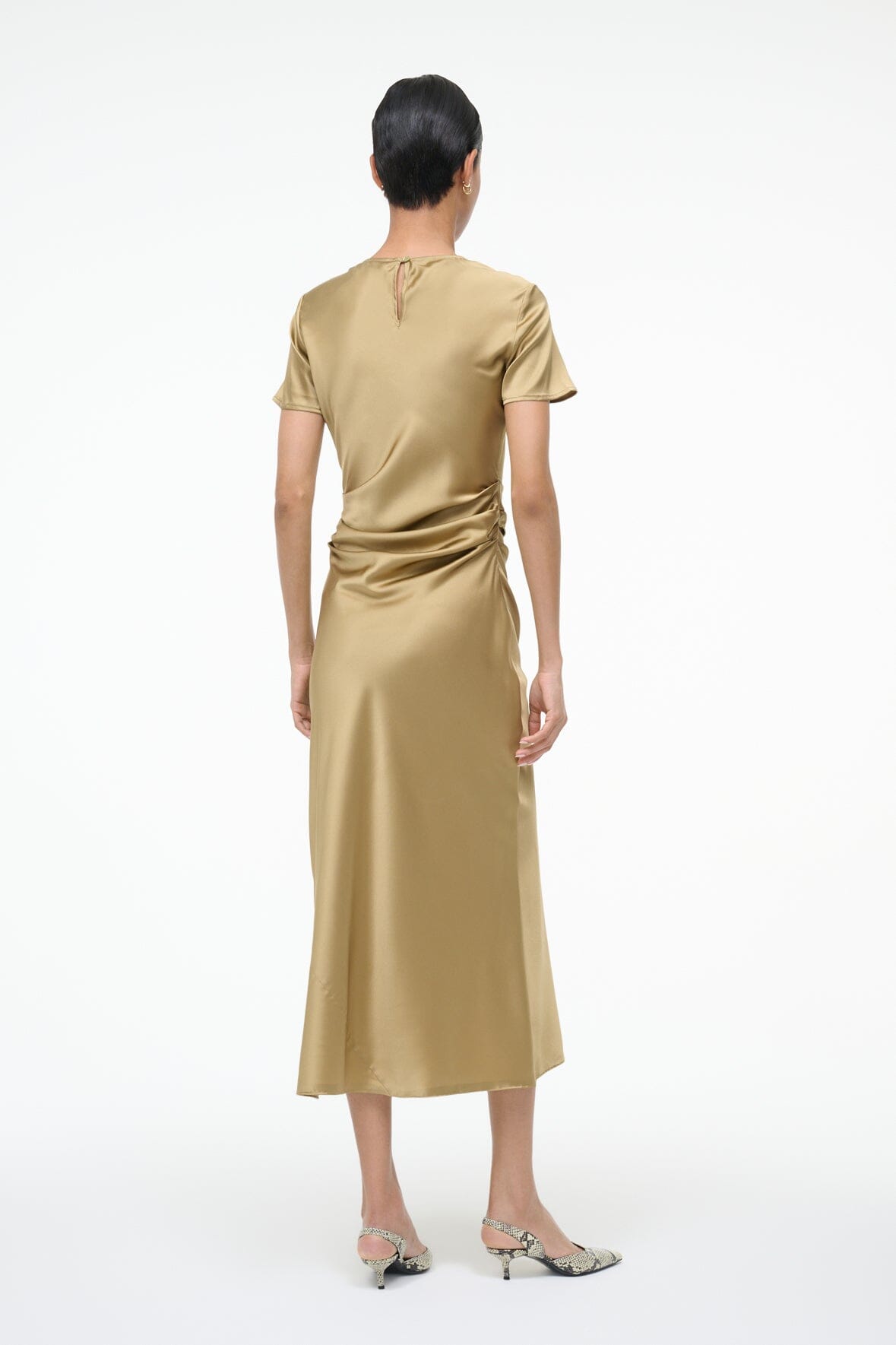 Marcel Silk Dress | Antique — 4