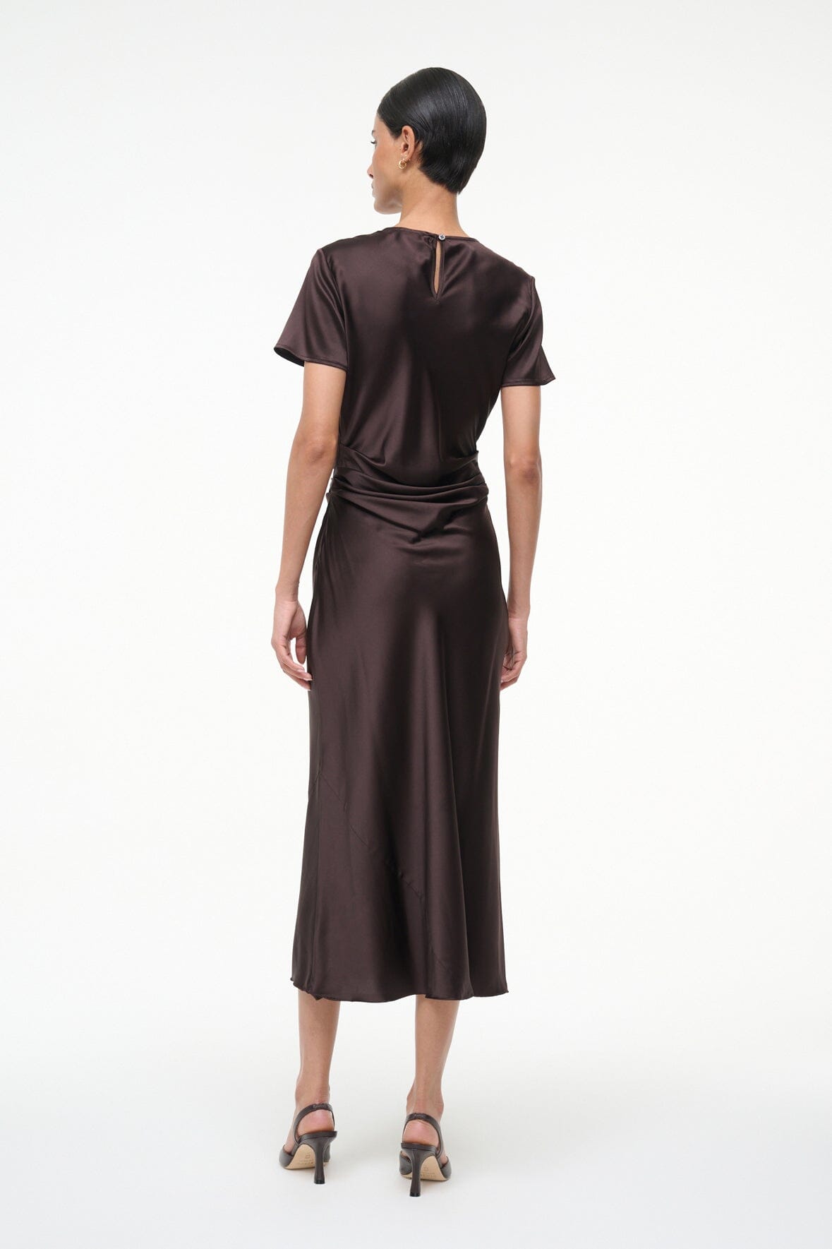 Marcel Silk Dress | Earth — 5