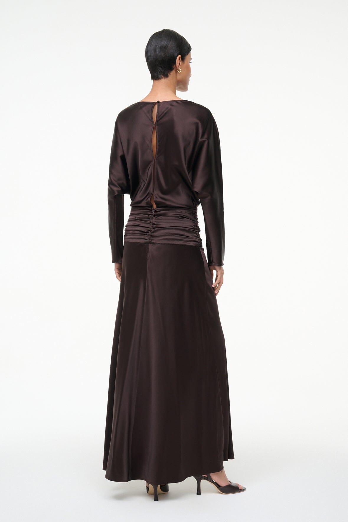Freda Silk Dress | Earth — 3
