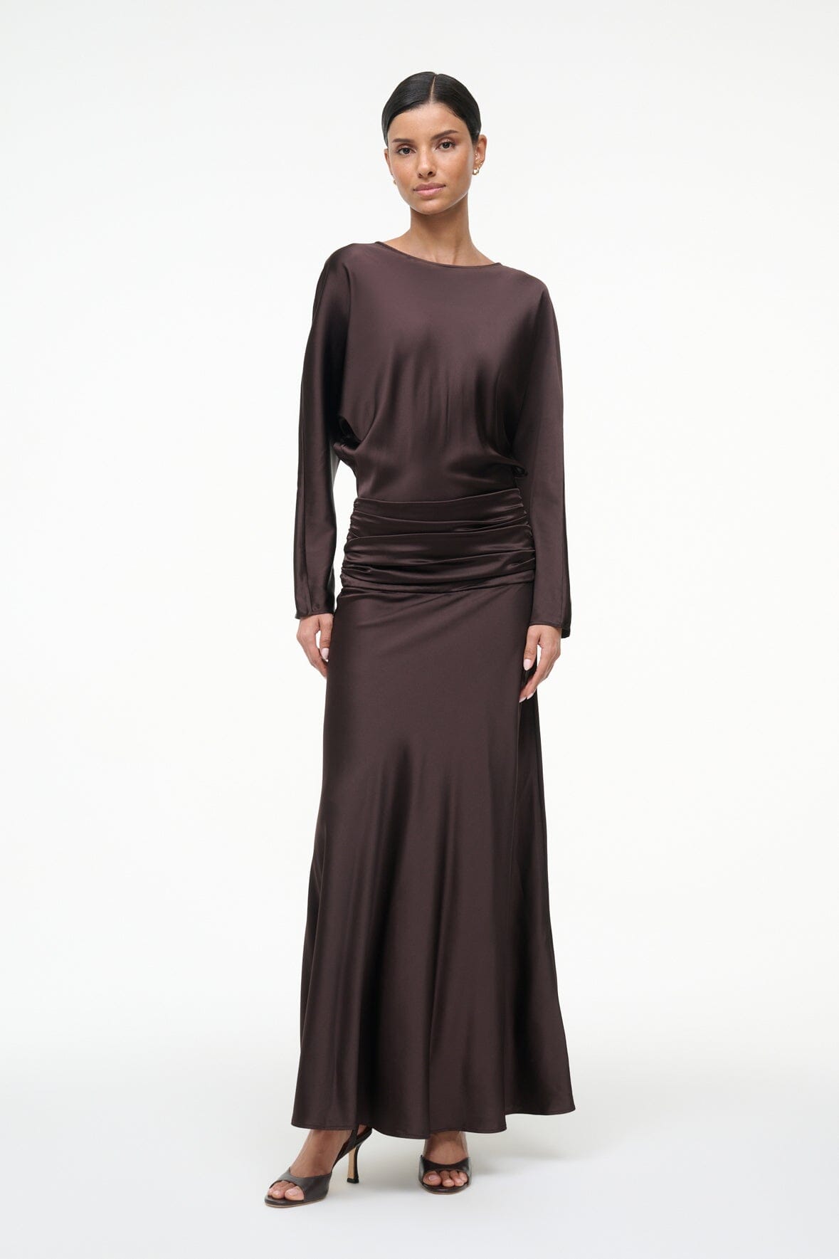 Freda Silk Dress | Earth — 5