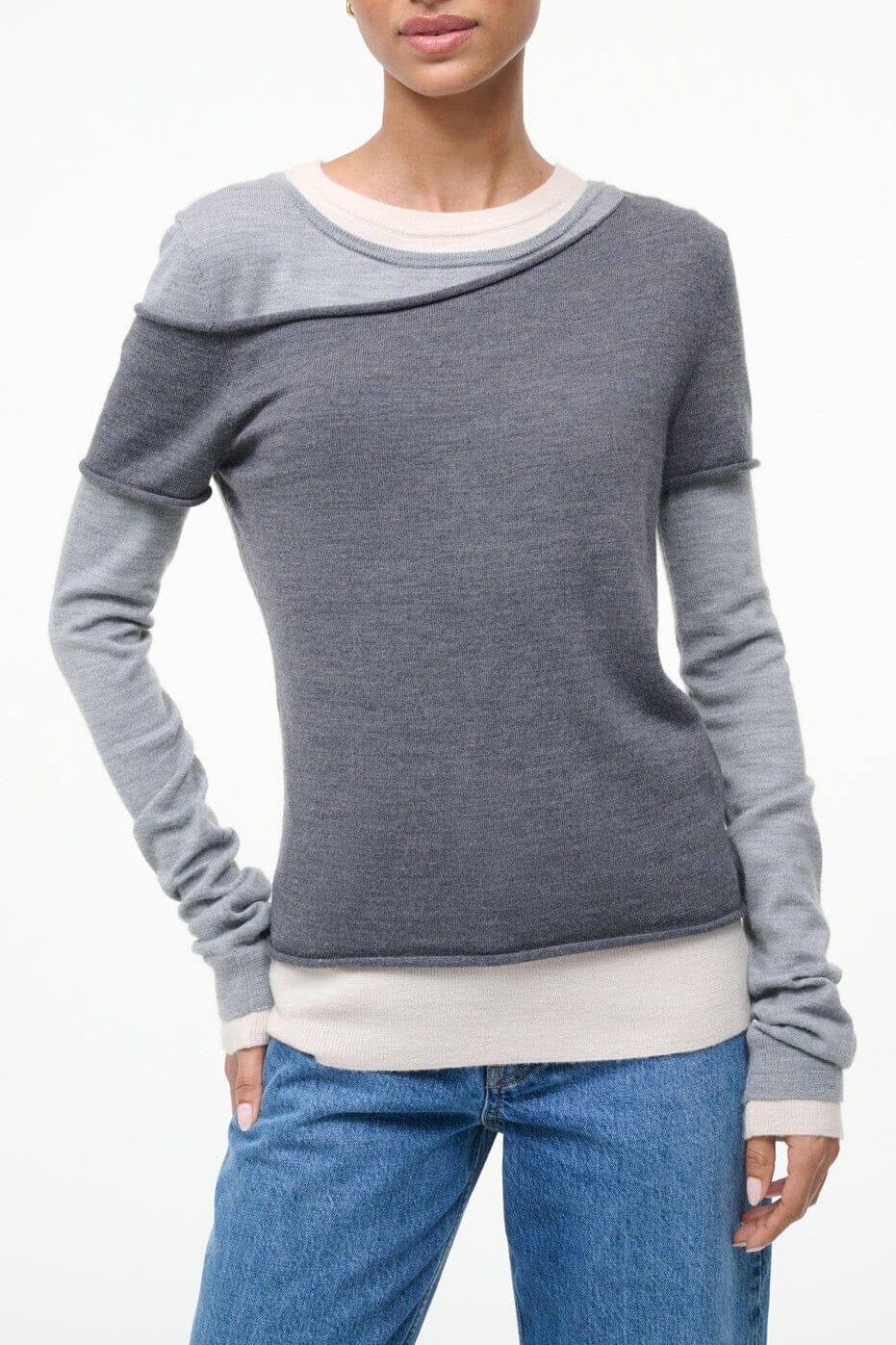 Sera Top | Heather Grey Multi — 1