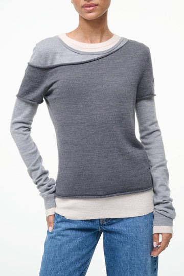 Sera Top | Heather Grey Multi — 1