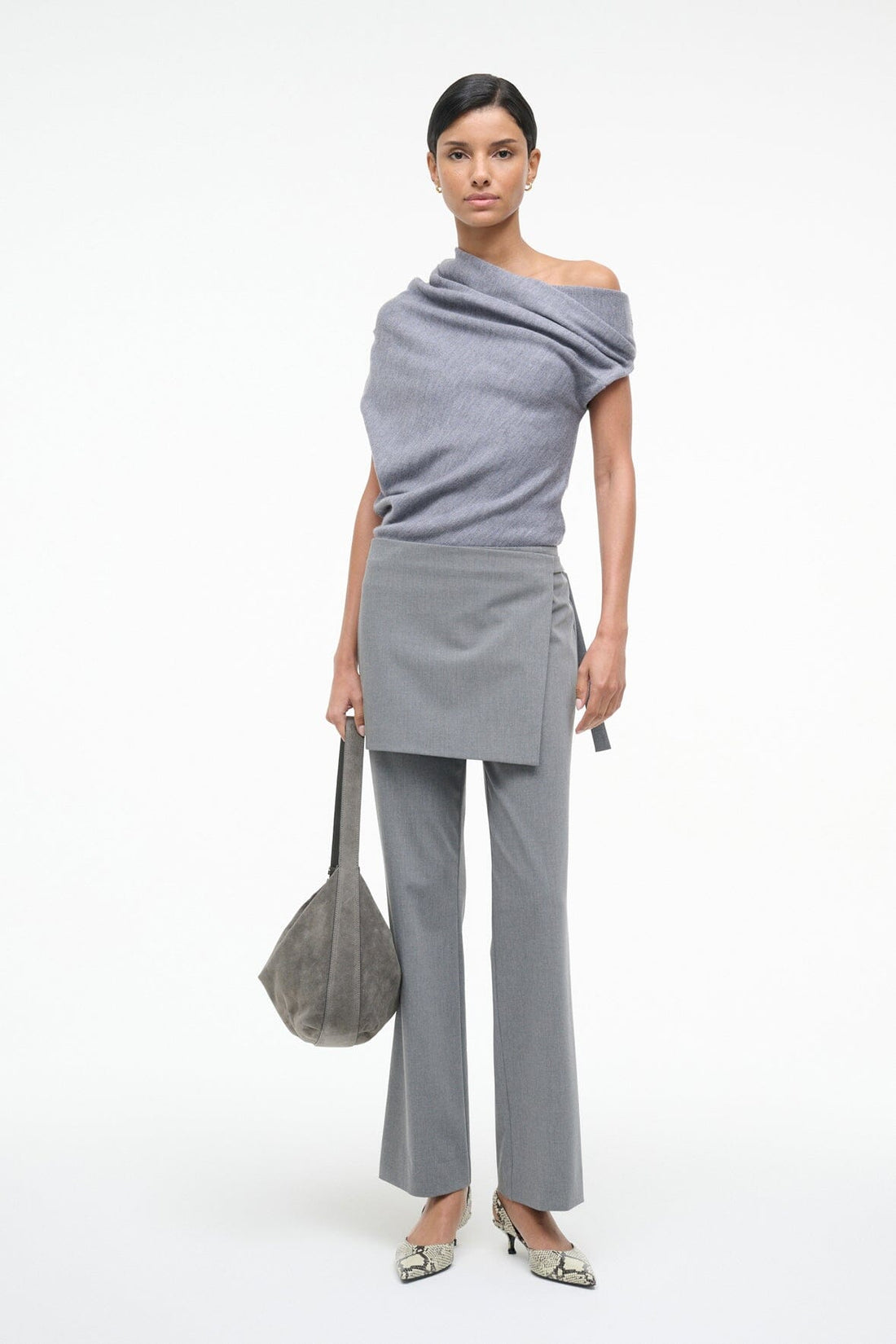 Mabel Sweater | Heather Grey — 1
