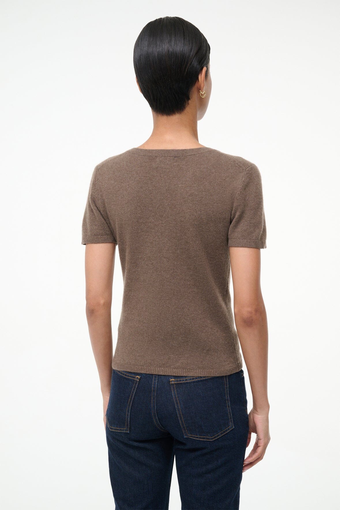 Easy Cashmere Tee | Truffle — 3