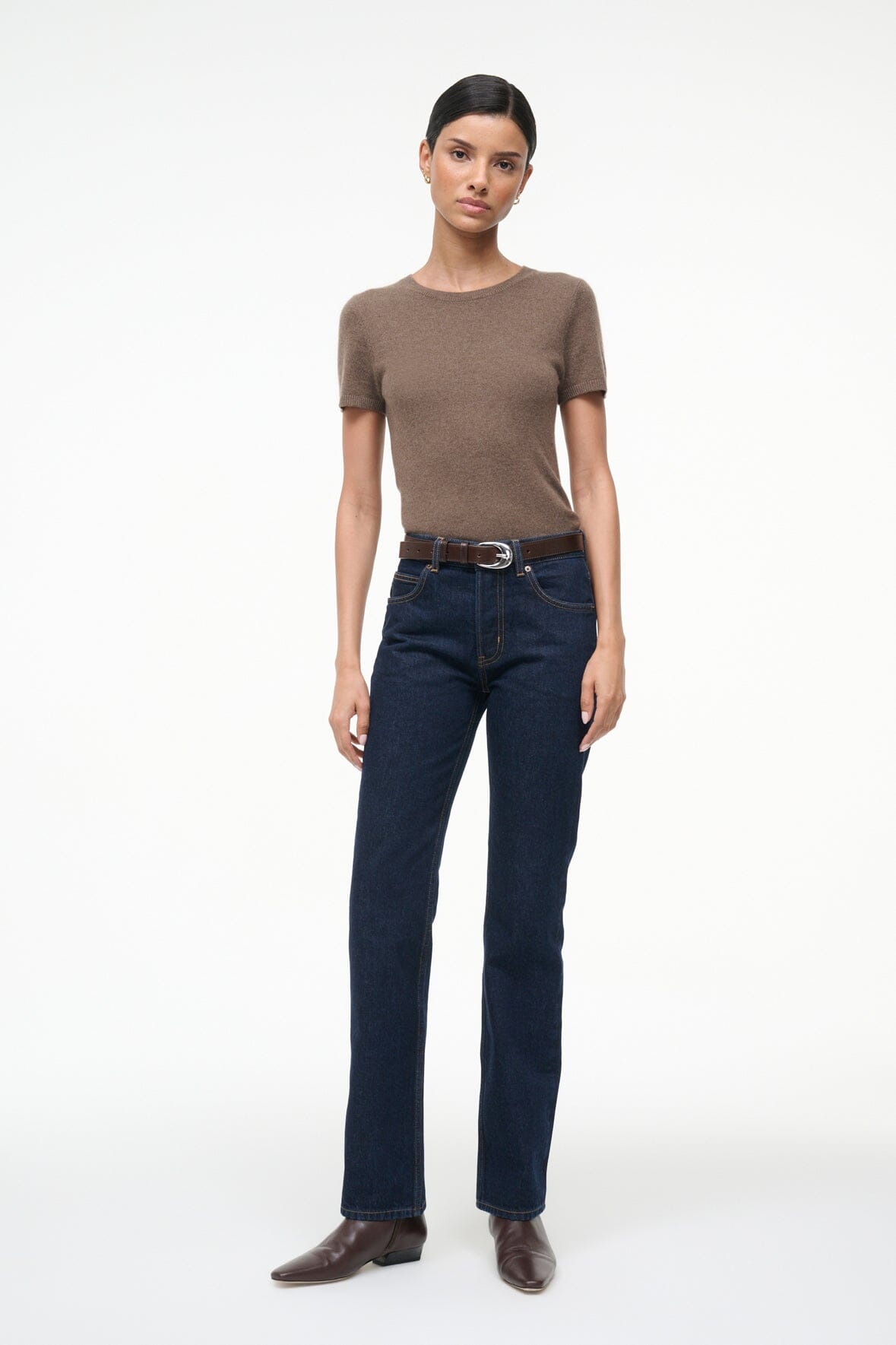 Easy Cashmere Tee | Truffle — 4