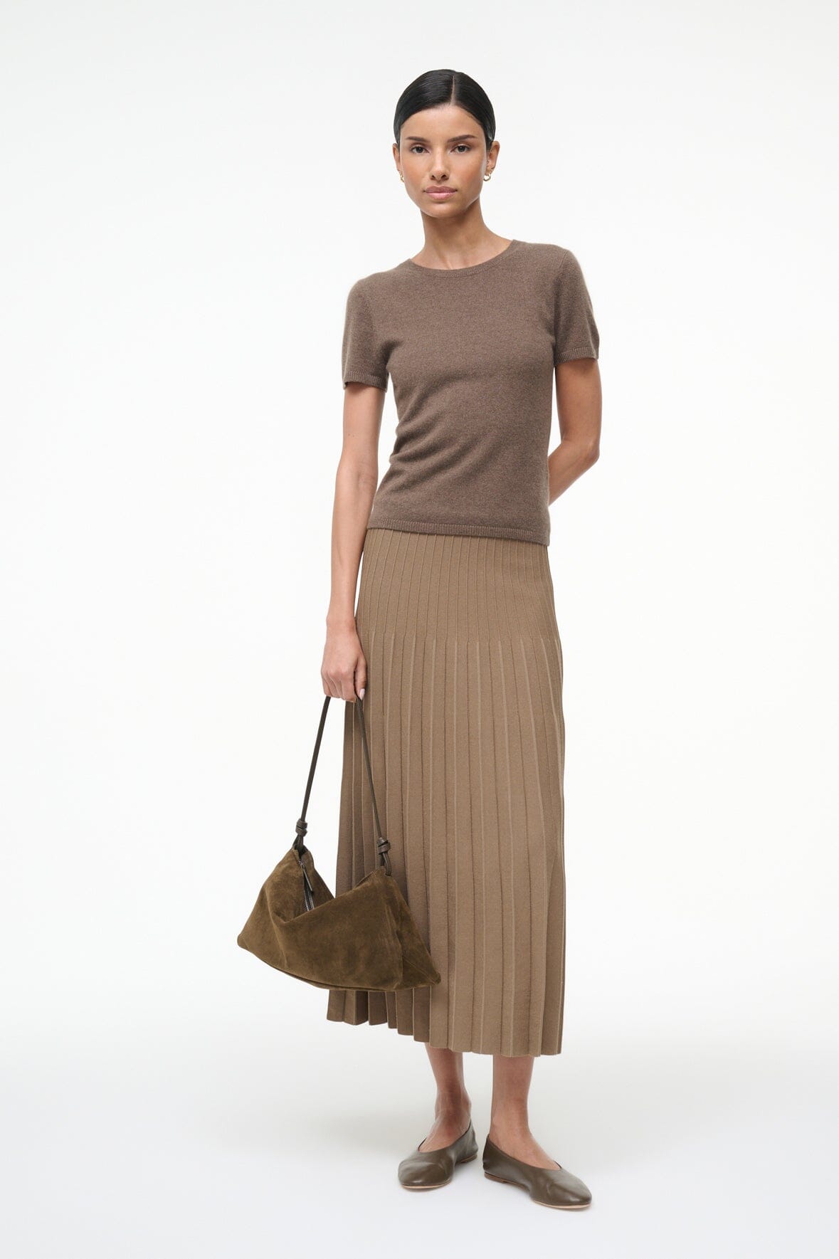 Easy Cashmere Tee | Truffle — 5
