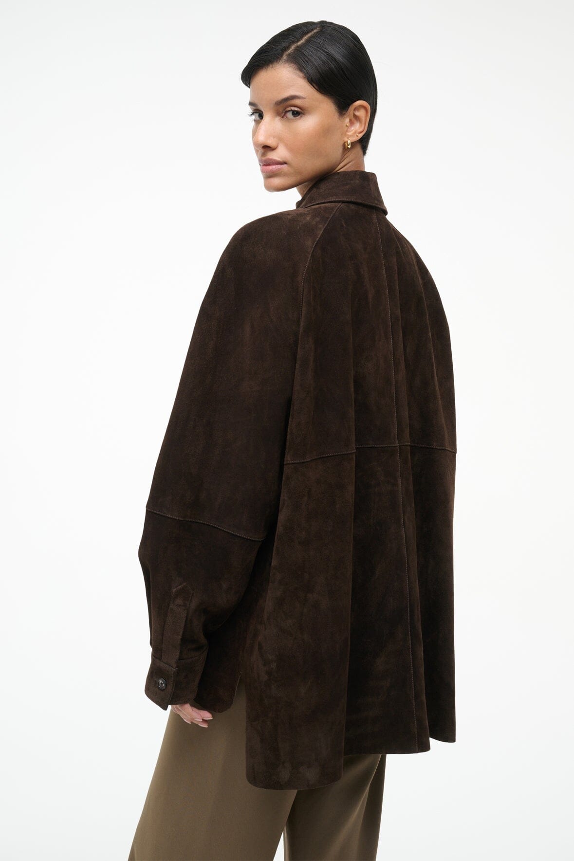 Josette Suede Shirt | Espresso — 5