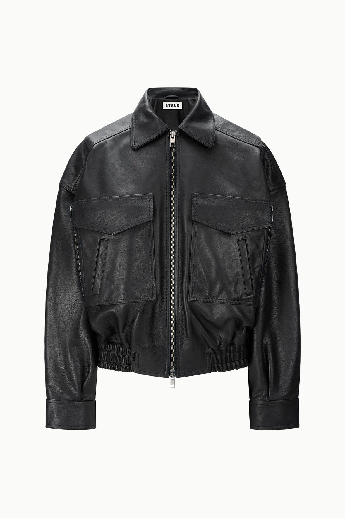 Eugene Leather Jacket | Black — 5