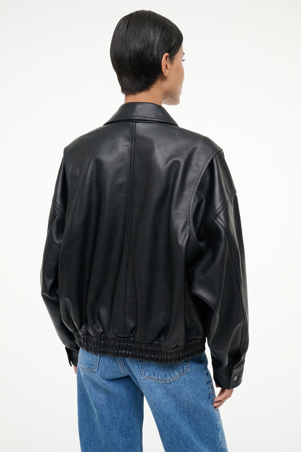 Eugene Leather Jacket | Black — 4