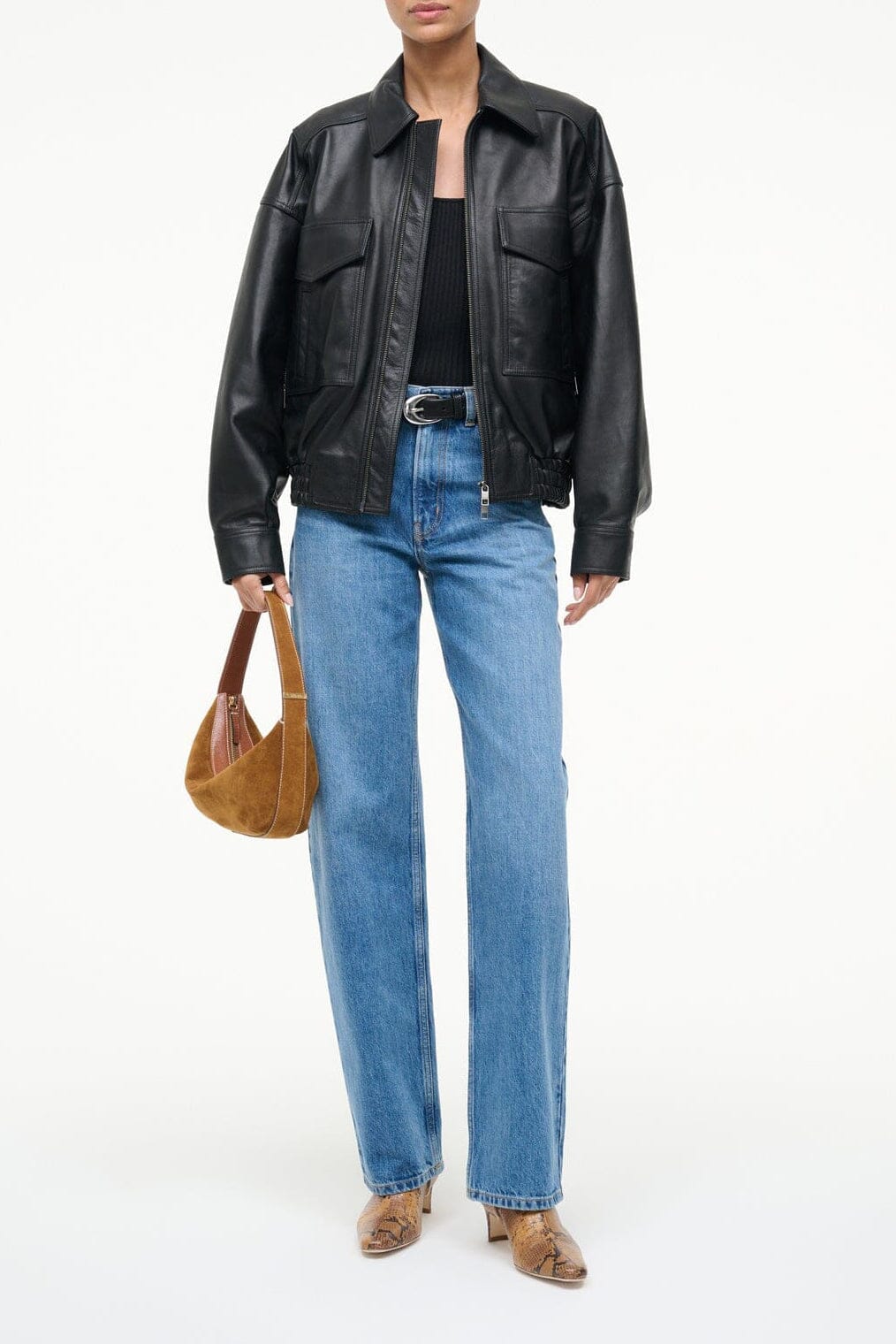 Eugene Leather Jacket | Black — 1