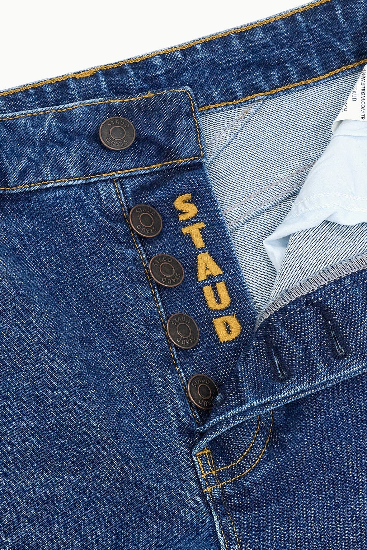 Teddy Straight Jean | Stone Blue Stretch — 6