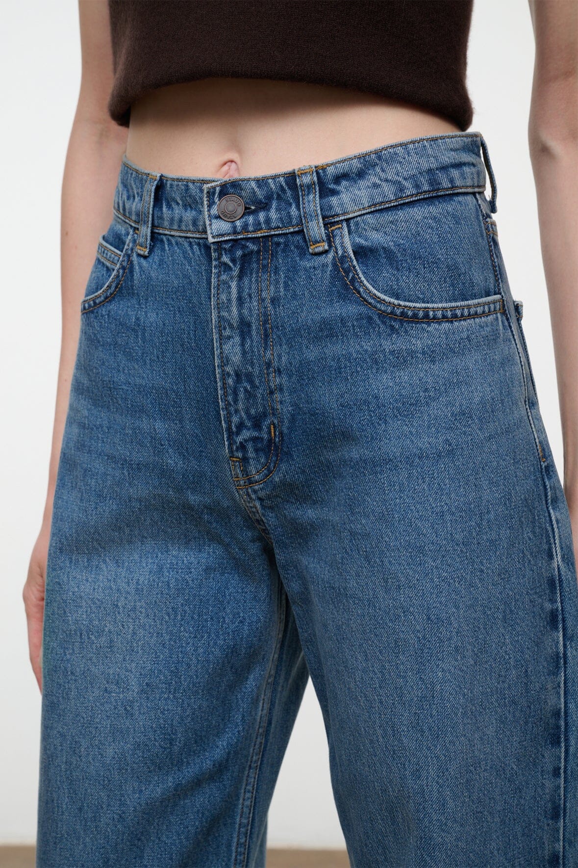Leo High Rise Jean | Vintage Wash — 3