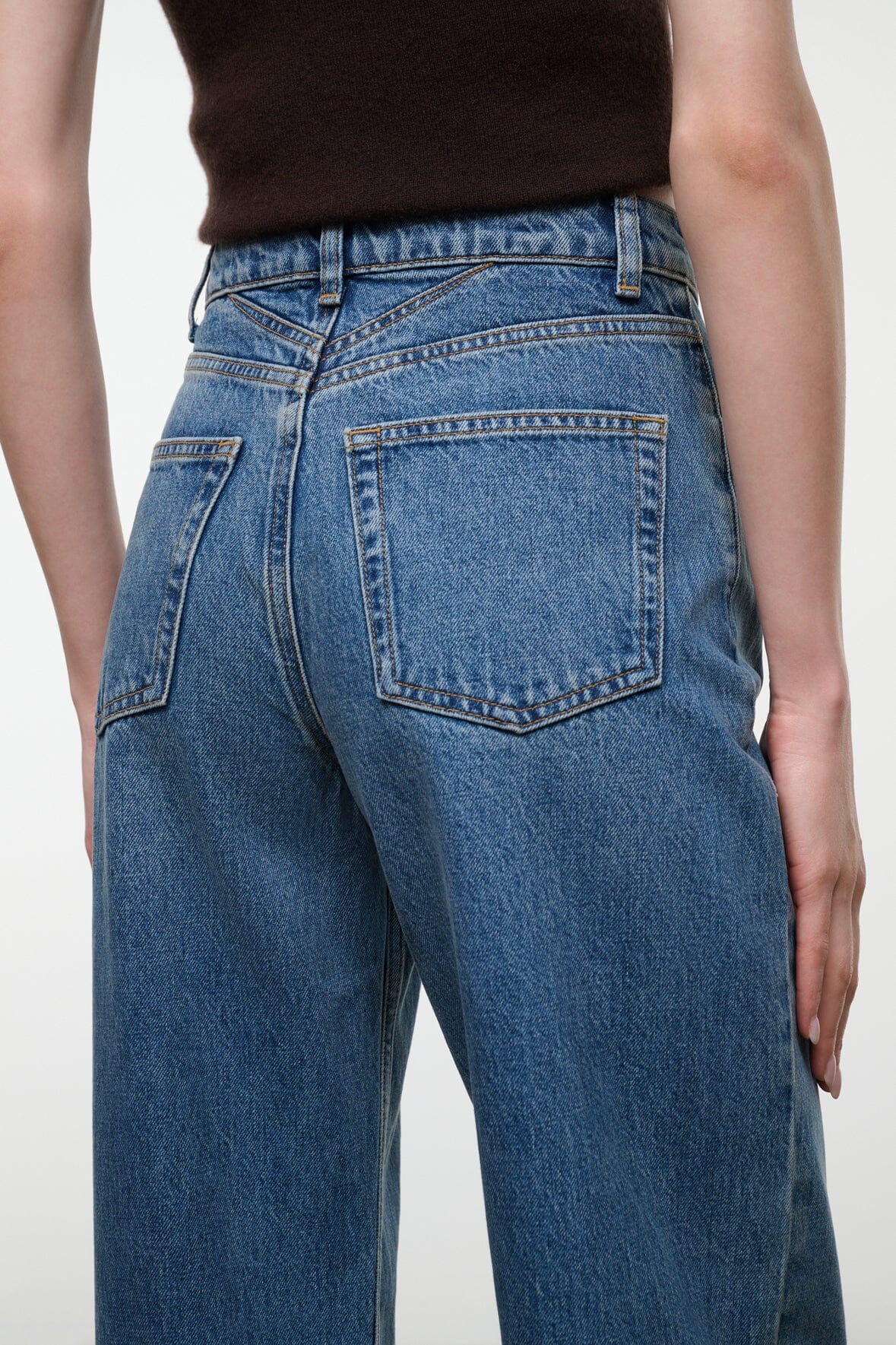 Leo High Rise Jean | Vintage Wash — 6