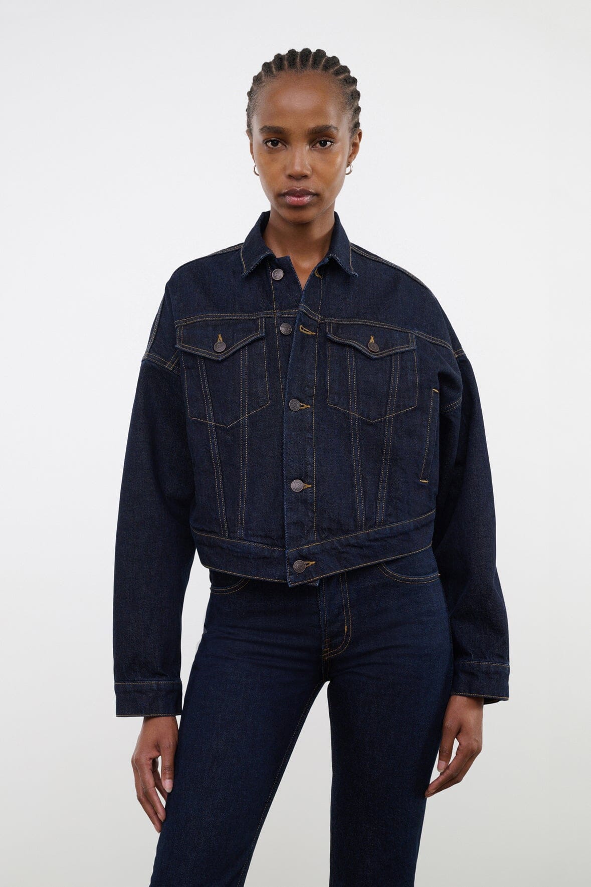 Glen Denim Jacket | Indigo — 2