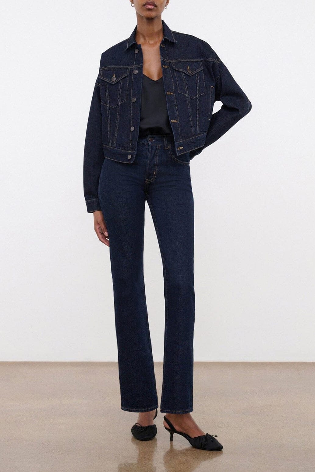 Glen Denim Jacket | Indigo — 1