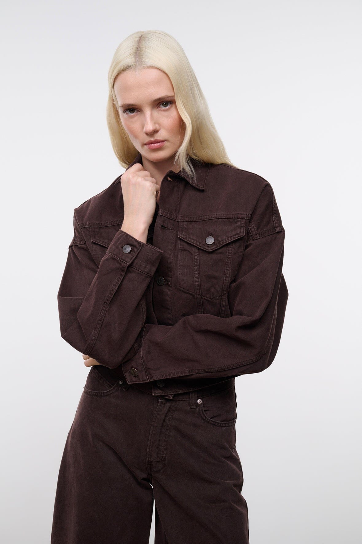 Glen Denim Jacket | Earth — 4