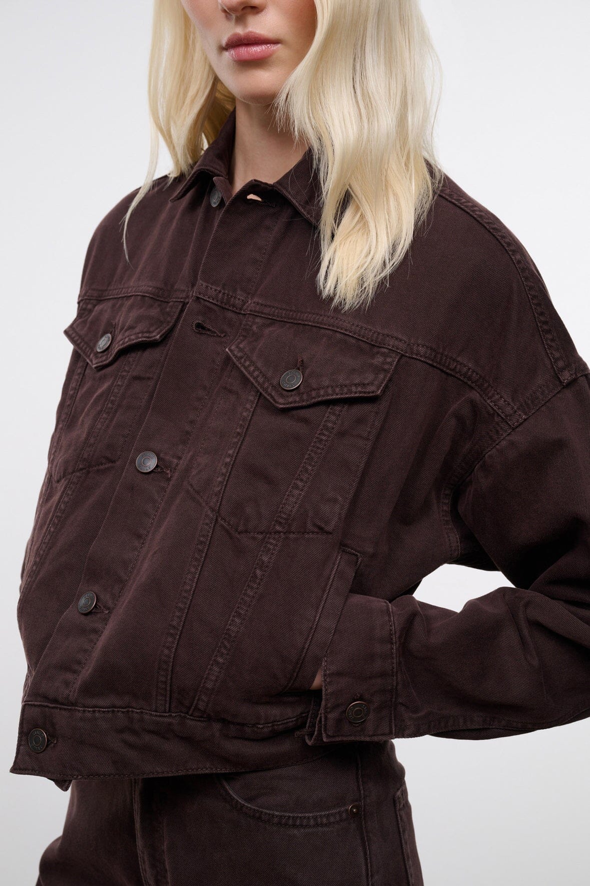 Glen Denim Jacket | Earth — 8