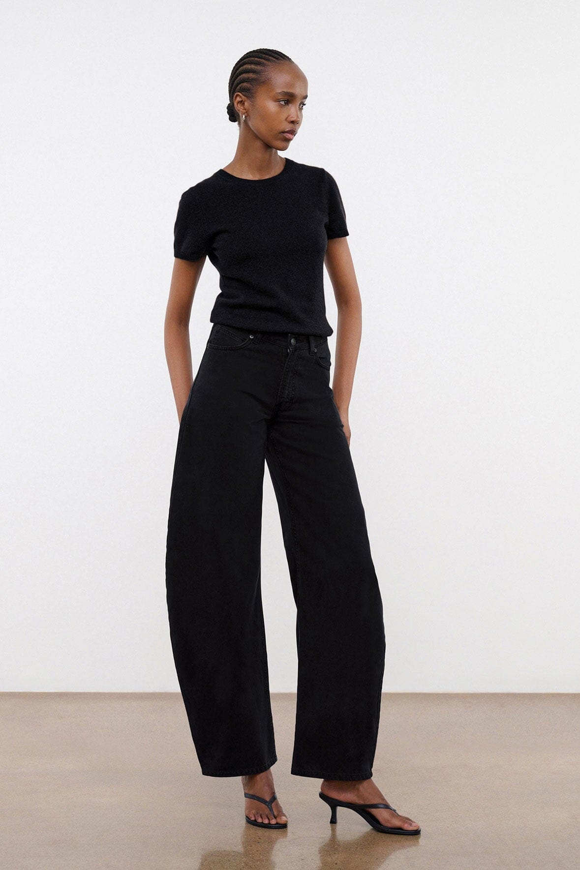 Jackson Barrel Jean | Studded Black — 3