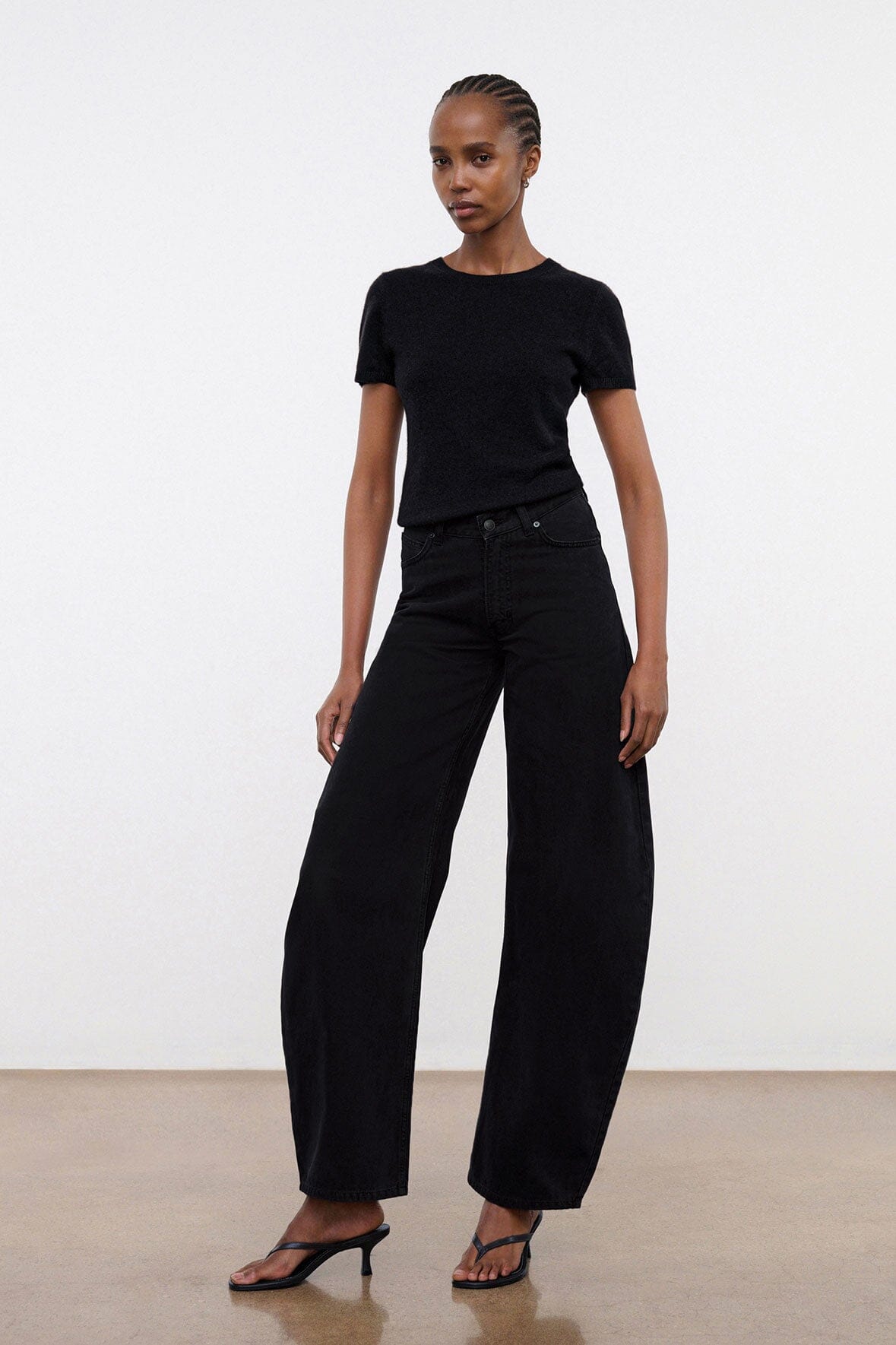 Jackson Barrel Jean | Studded Black — 4