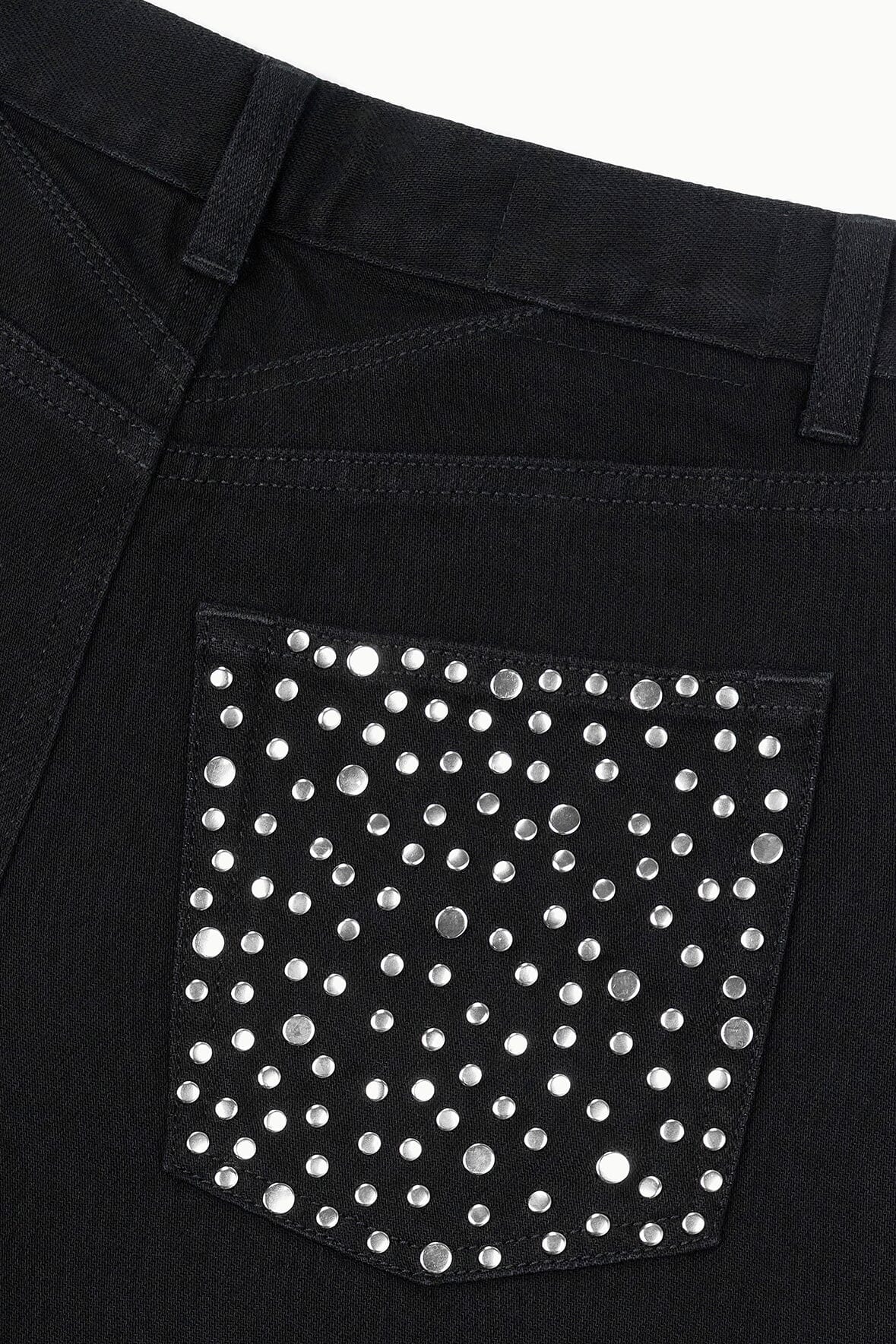 Jackson Barrel Jean | Studded Black — 7
