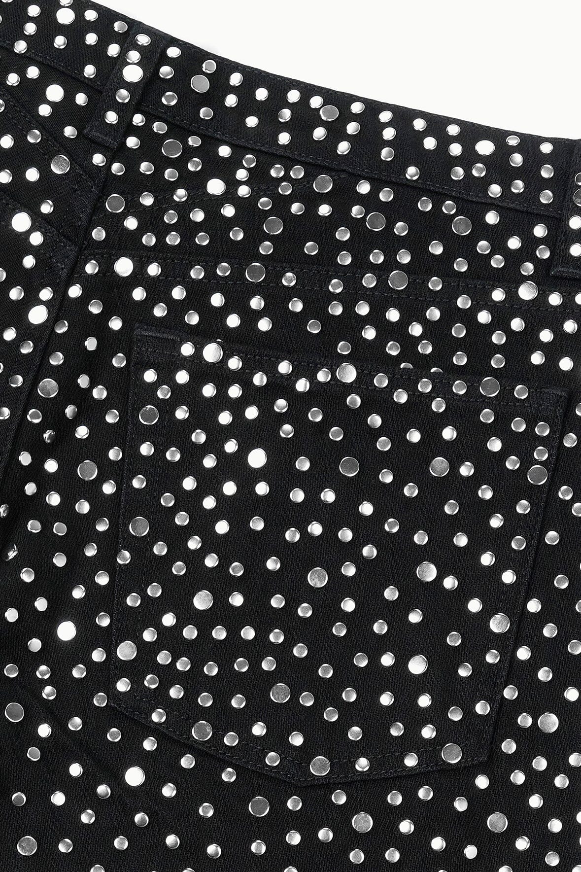 Gus Studded Relaxed Jean | Black — 8