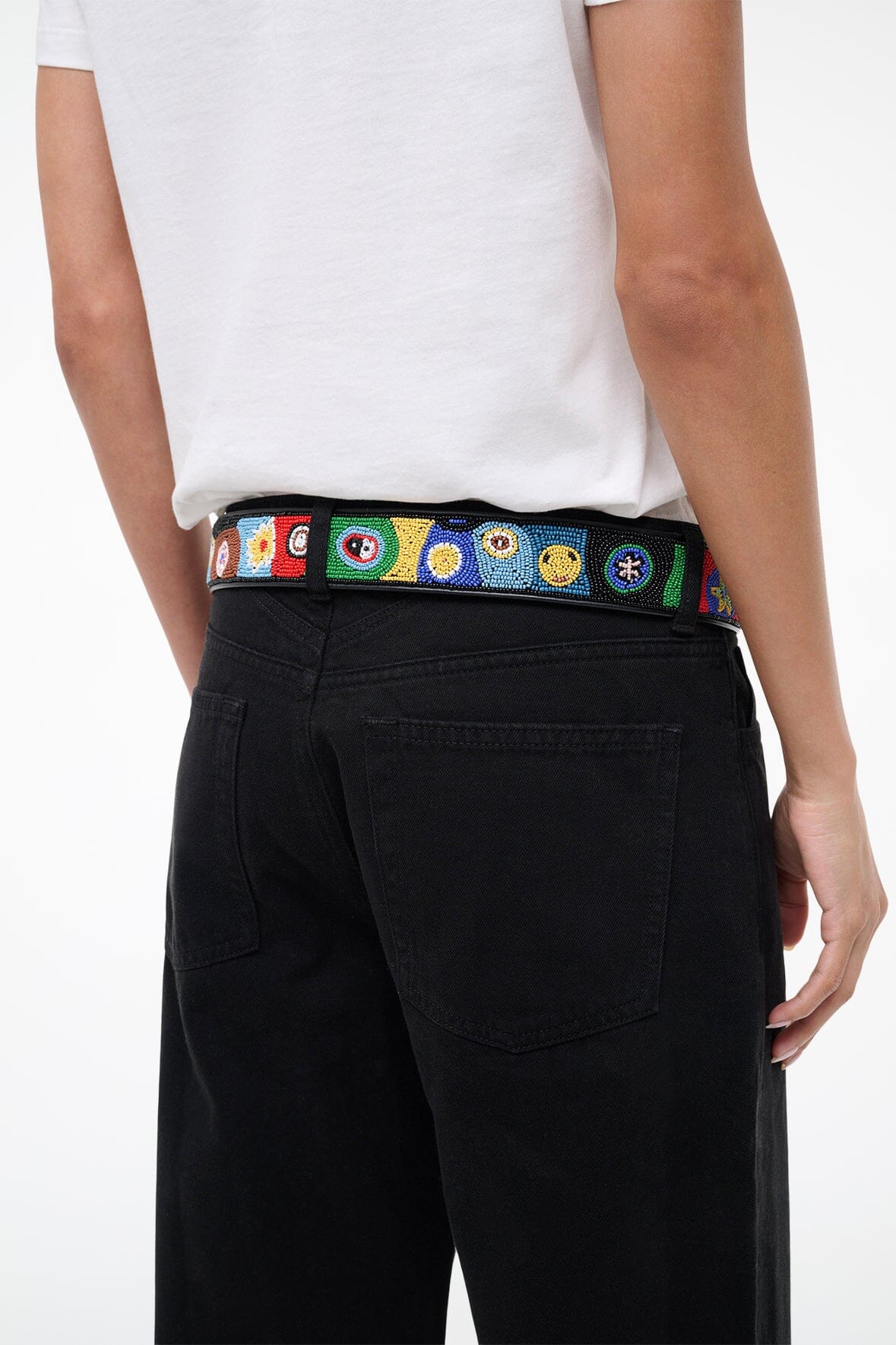 Moon Buckle Belt | Beaded Millefiore — 4