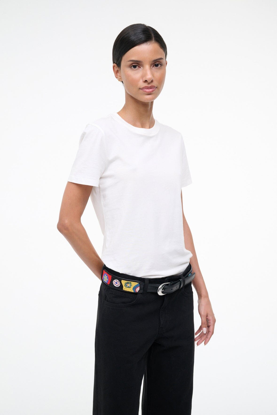 Moon Buckle Belt | Beaded Millefiore — 2