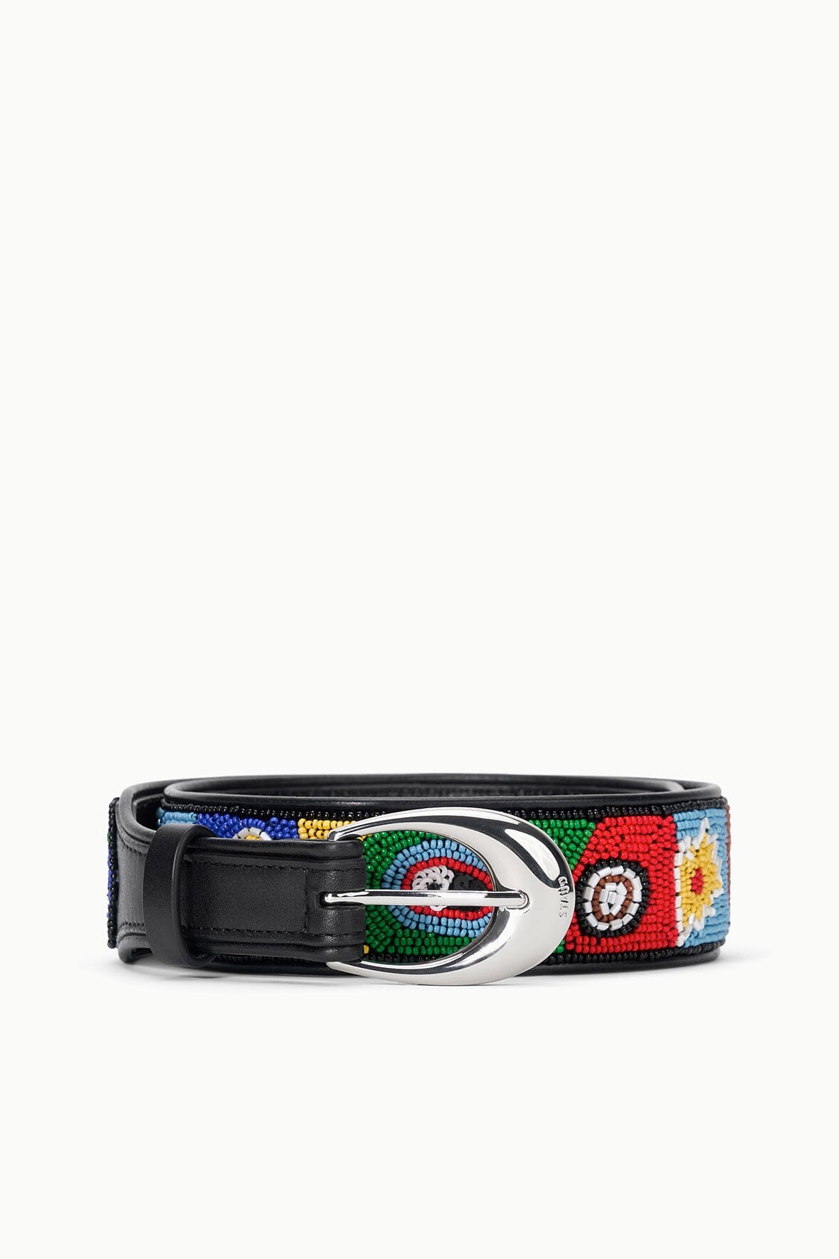 Moon Buckle Belt | Beaded Millefiore — 1