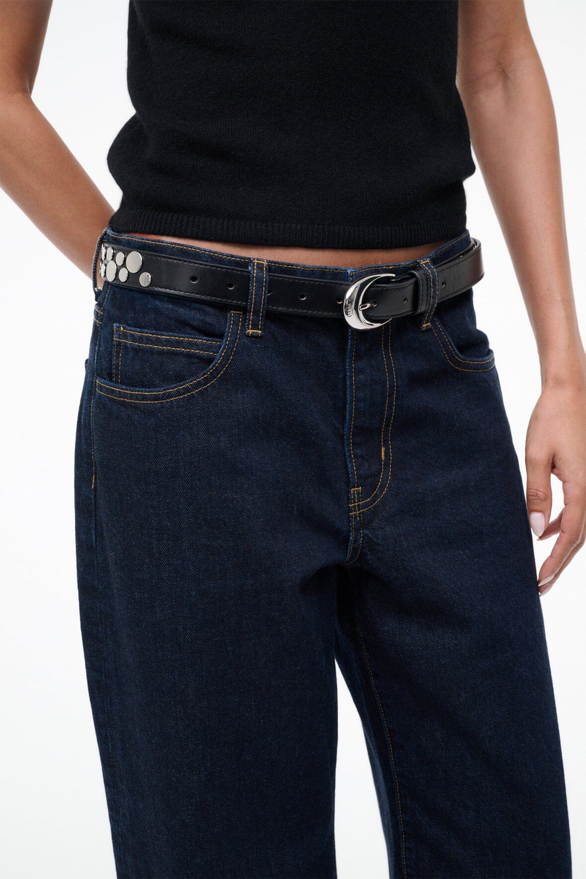 Moon Buckle Belt | Rivets — 4