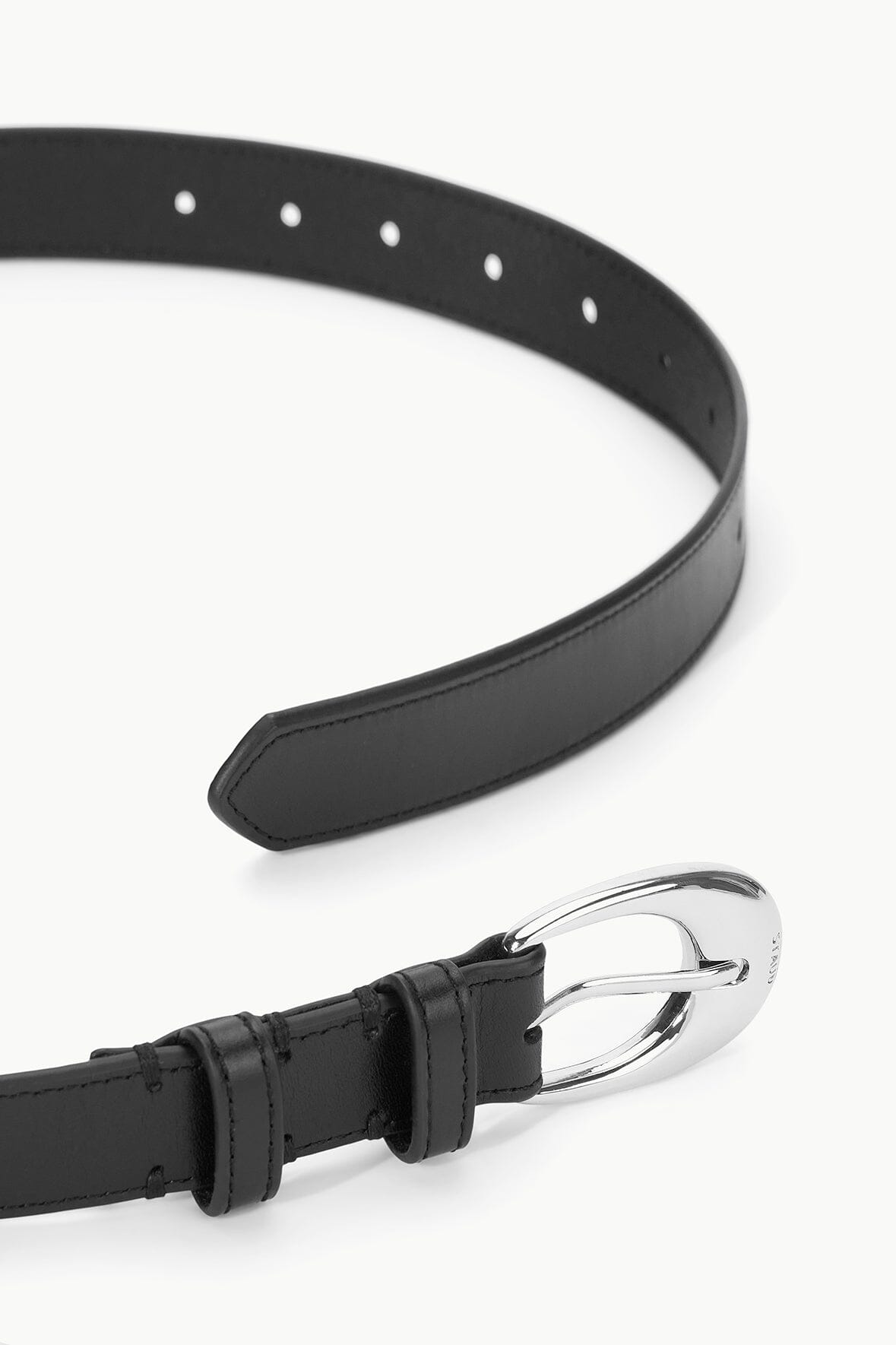 Moon Buckle Belt | Black Silver — 3