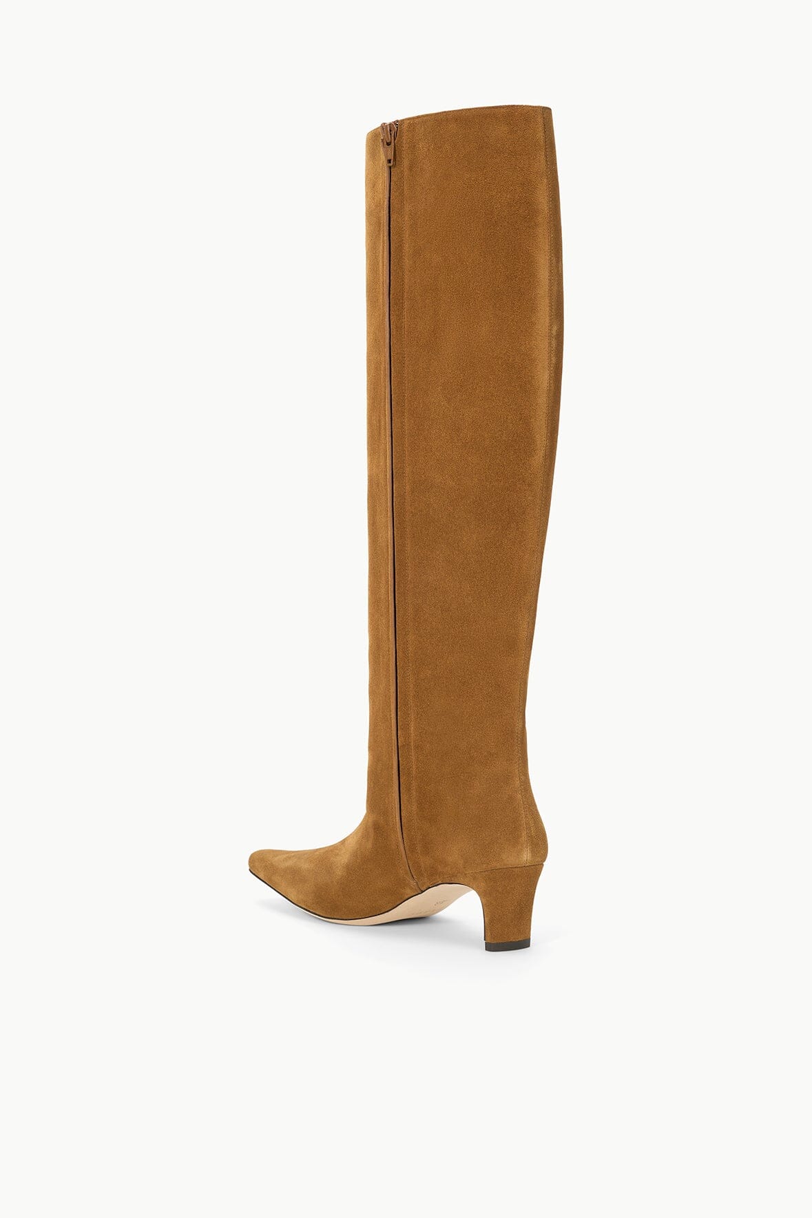 Wide Shaft Wally Boot | Tan Suede — 3